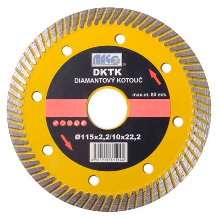 Diamant. kotouč TURBO 115x22,2 11mm