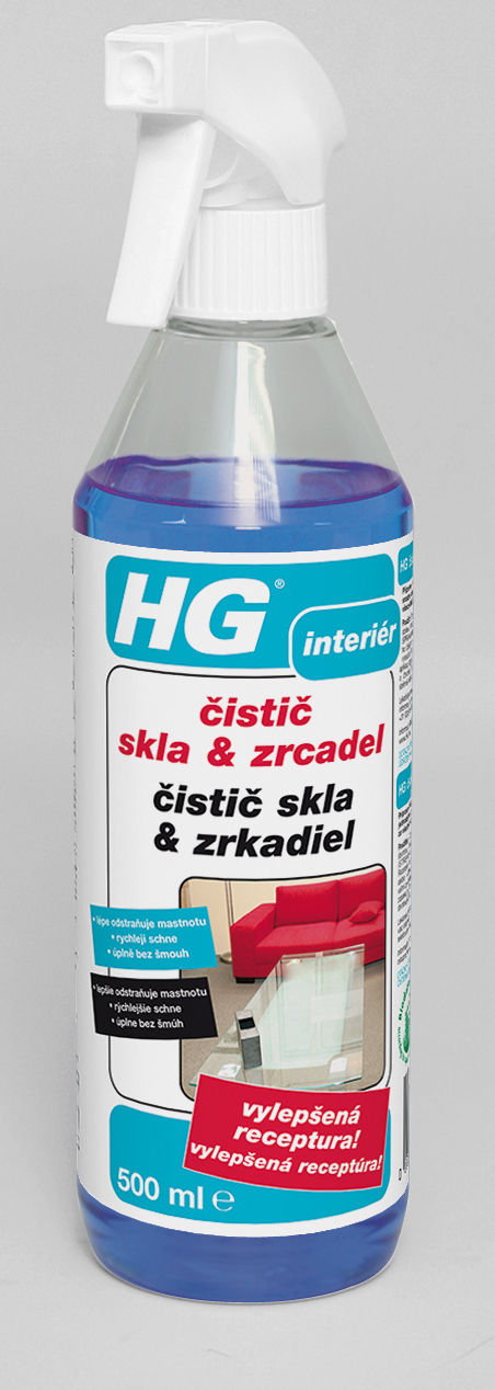 HG čistič skel a zrcadel 0,5l