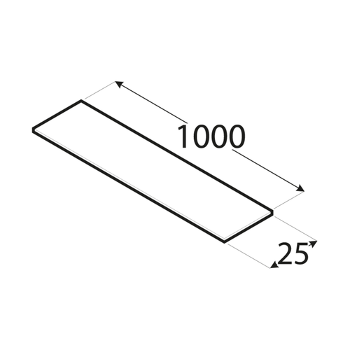 PPL 2A 25 x 3 x 1000 mm