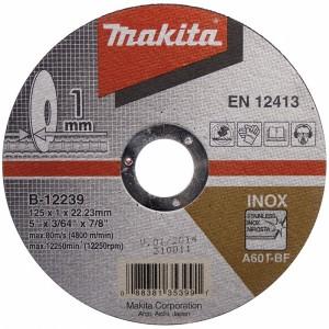 Makita kotouč řezný 125x1,6x22.23 kov