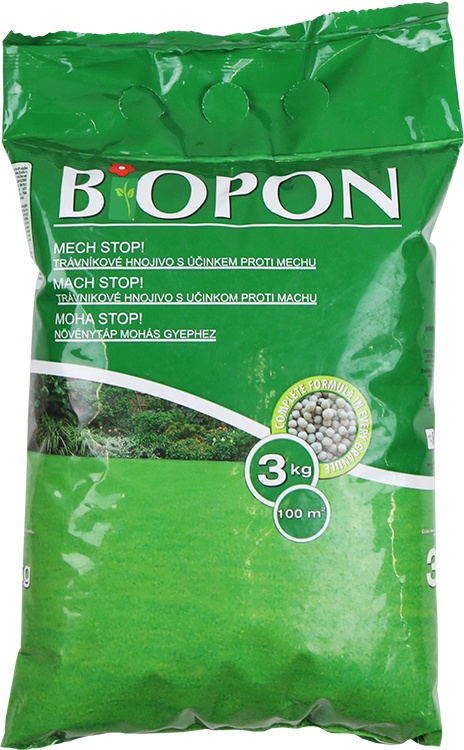 Hnojivo BOPON na trávník proti mechu 3kg