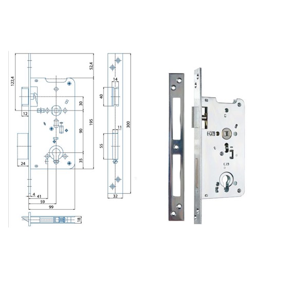 HOBES Zámek K131  P-L  ZNbal.1.