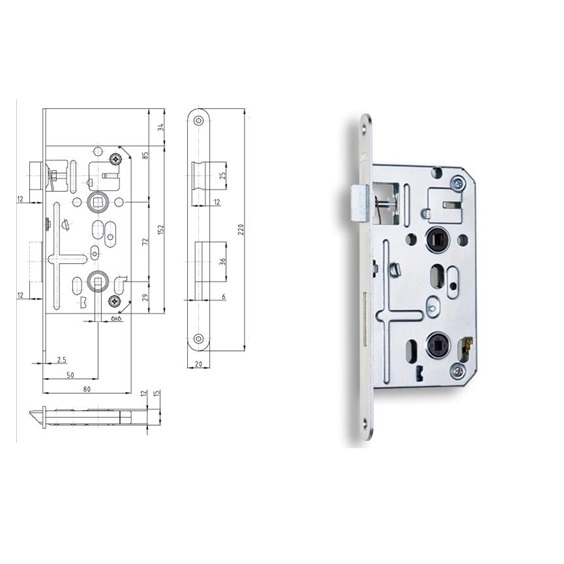 HOBES Zámek K135  P-L  ZNbal.1.