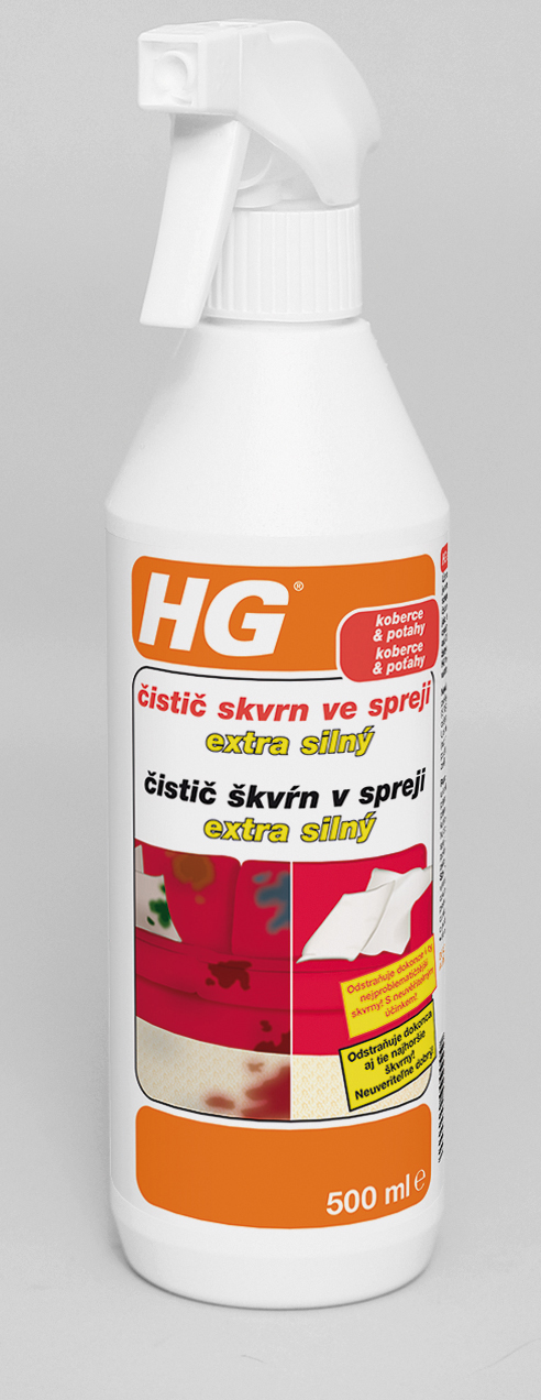 HG extra silný čistič skvrn ve spreji 0,5l