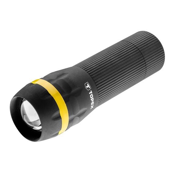 TOPEX svítilna LED 1W, Zoom, 70 lm, 3*AAA