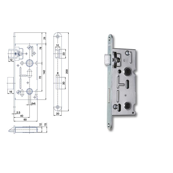 HOBES Zámek K111  P-L  ZNbal.1.