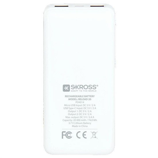 Powerbank SKROSS Reload 20, 20000mAh